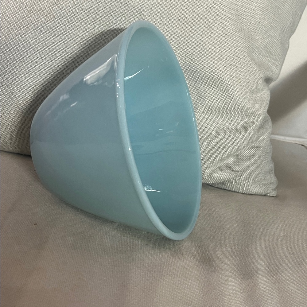 Azurite Delphite Fire King, Set of two blue bowls - Picture 2 of 6